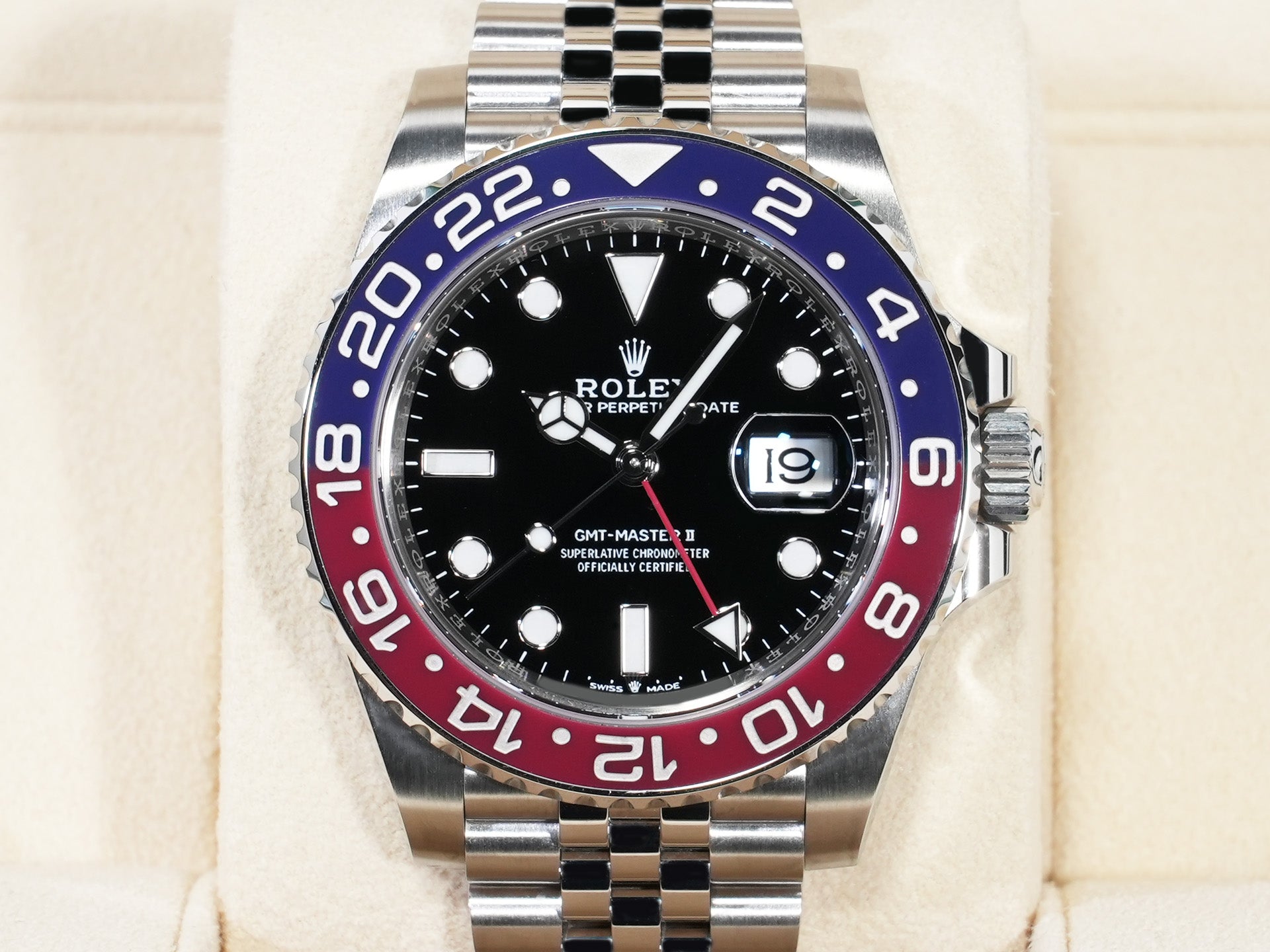 ロレックス GMTマスターII Ref.126710BLRO ステンレススチール ブラック文字盤 ジュビリーブレスレット 中古 bfx5arsa