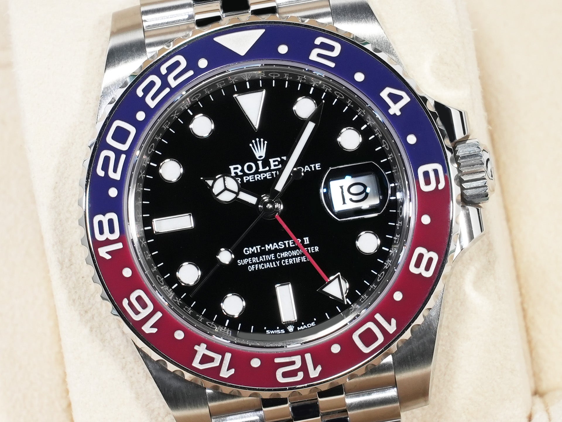 ロレックス GMTマスターII Ref.126710BLRO ステンレススチール ブラック文字盤 ジュビリーブレスレット 中古 bfx5arsa