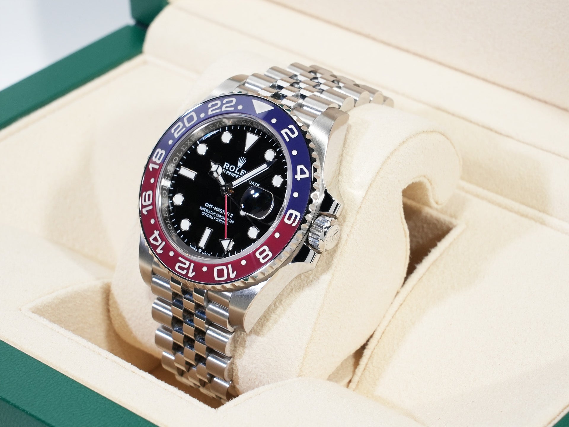 ロレックス GMTマスターII Ref.126710BLRO ステンレススチール ブラック文字盤 ジュビリーブレスレット 中古 bfx5arsa