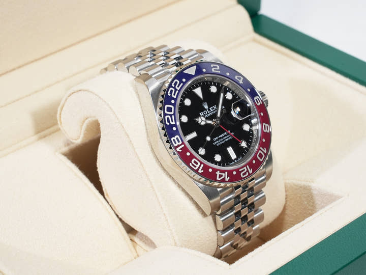ロレックス GMTマスターII Ref.126710BLRO ステンレススチール ブラック文字盤 ジュビリーブレスレット 中古 bfx5arsa