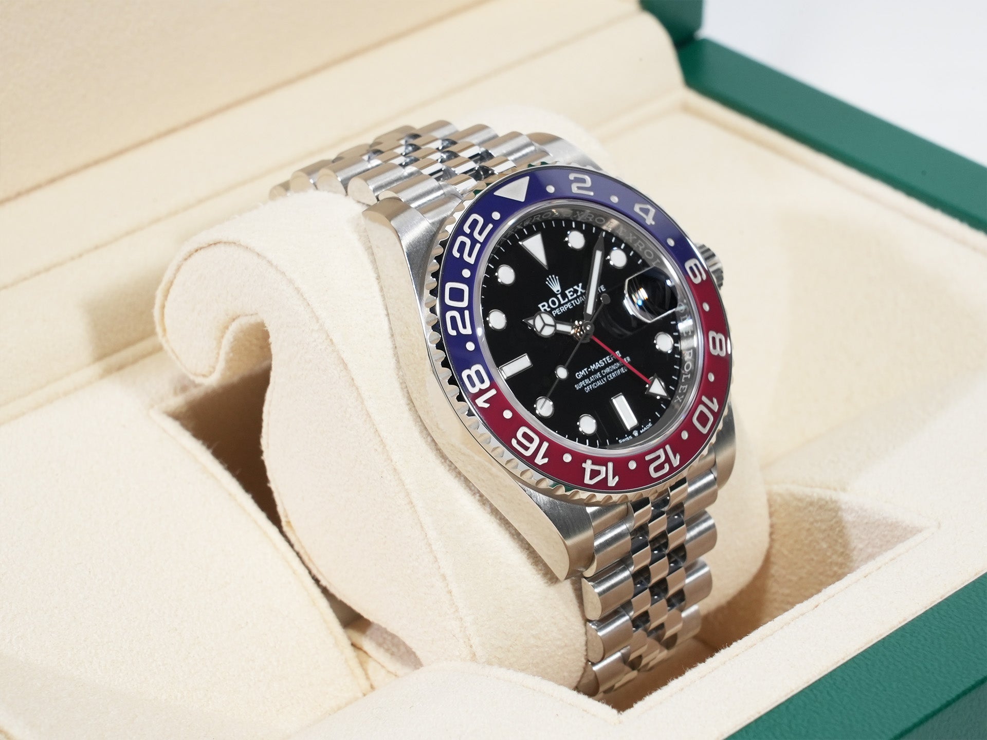 ロレックス GMTマスターII Ref.126710BLRO ステンレススチール ブラック文字盤 ジュビリーブレスレット 中古 bfx5arsa