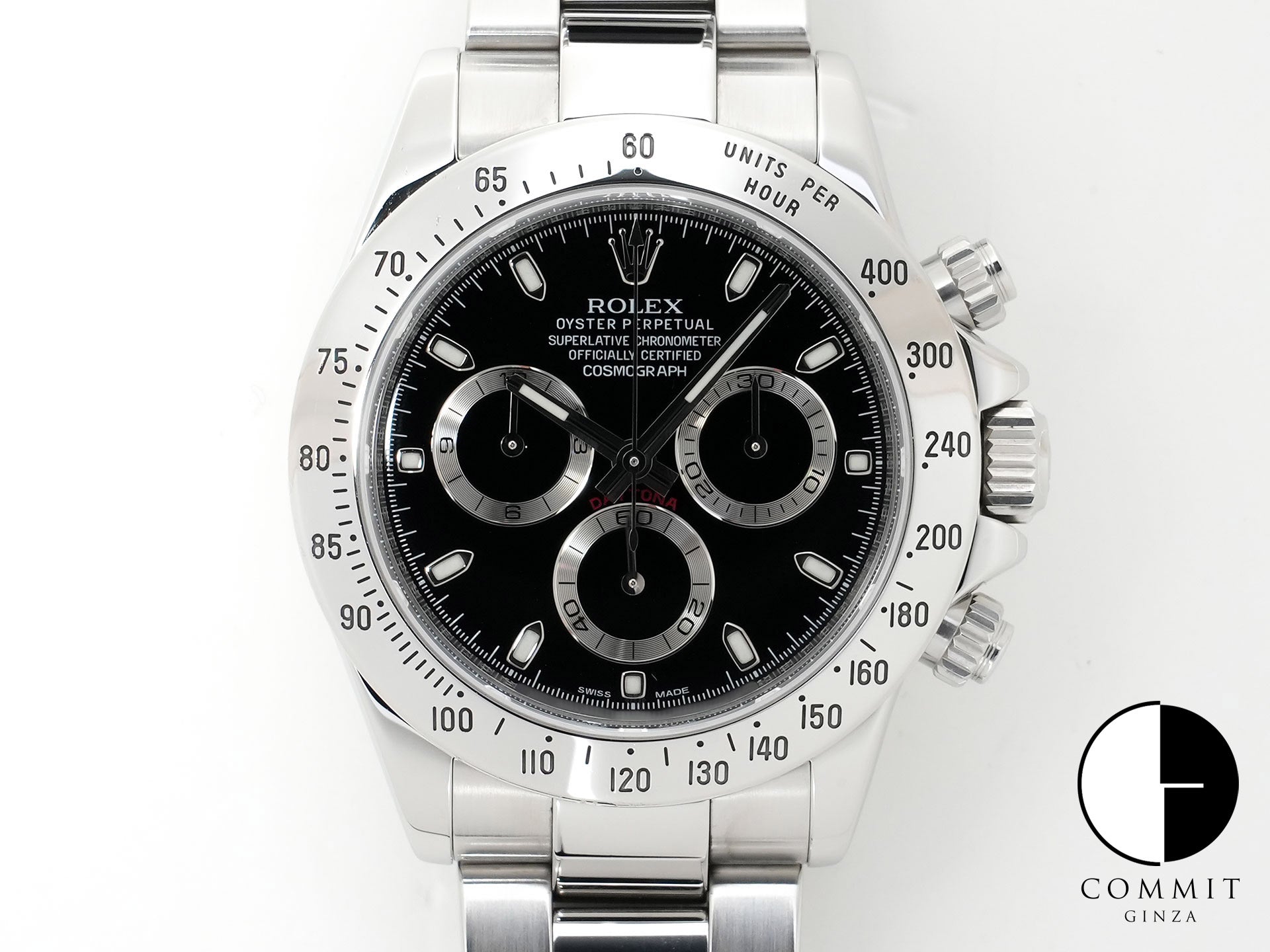 ロレックス デイトナ Ref.116520 ステンレススチール ブラック文字盤 中古 wjp2o8wy