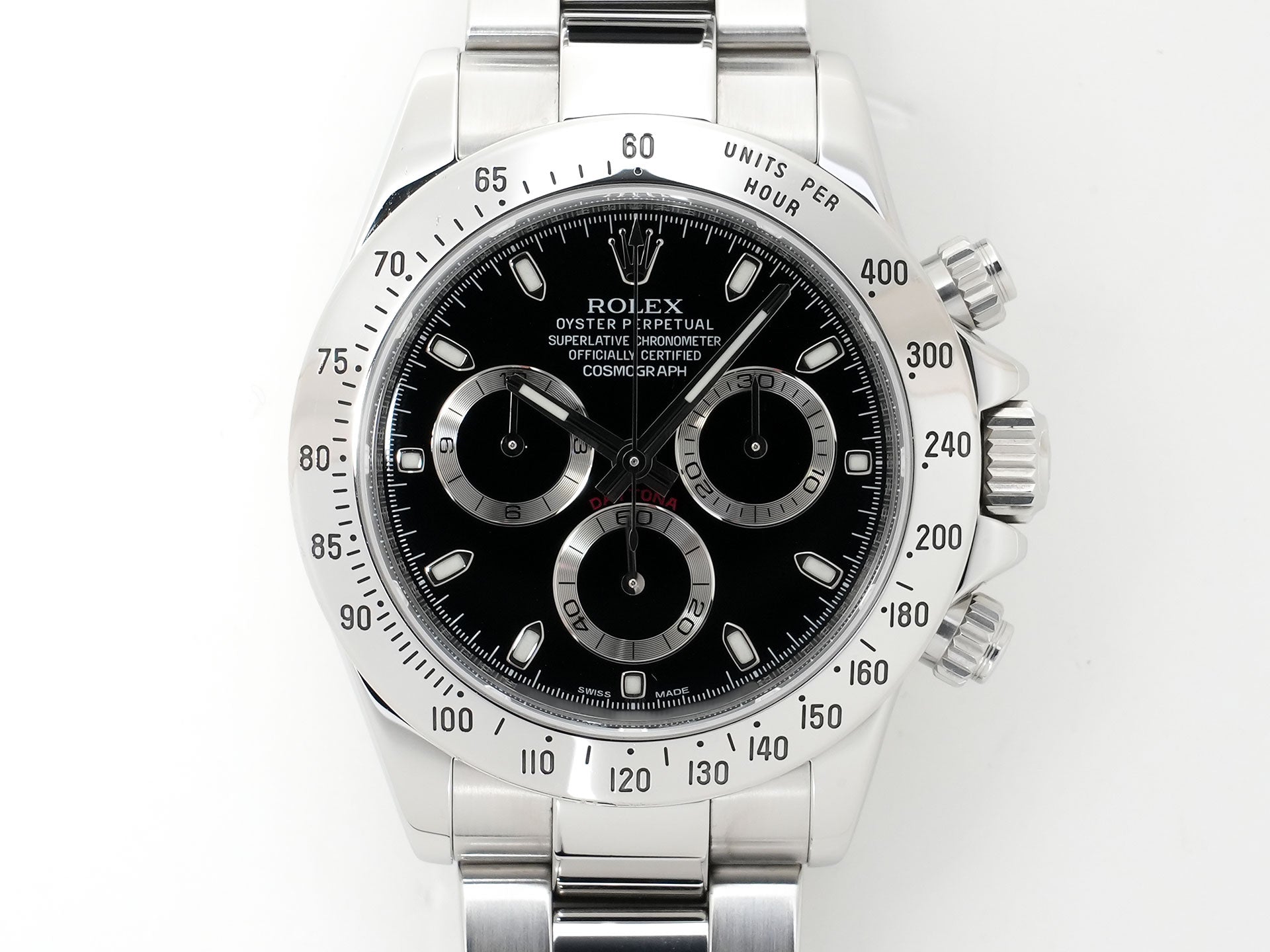 ロレックス デイトナ Ref.116520 ステンレススチール ブラック文字盤 中古 wjp2o8wy