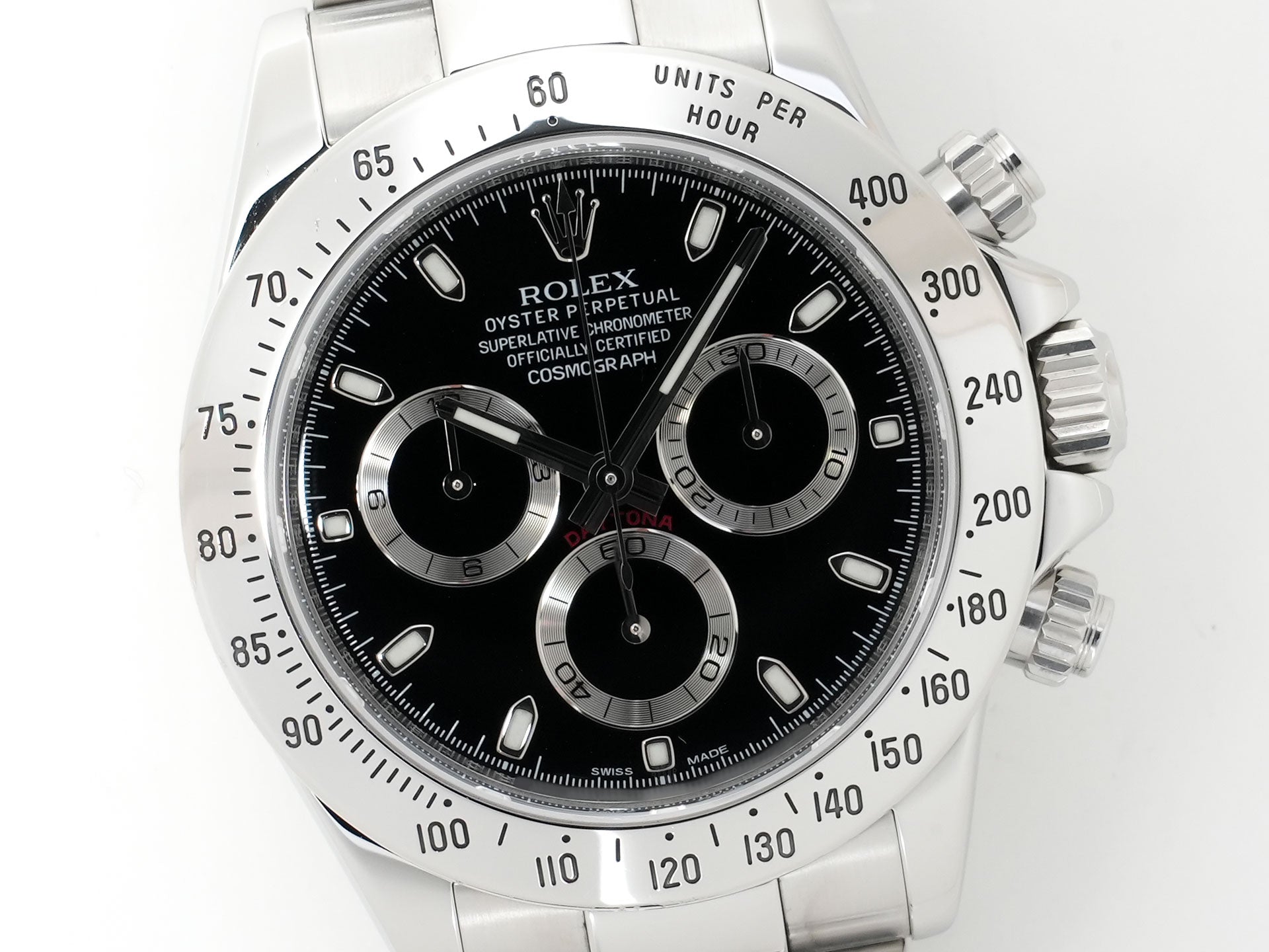 ロレックス デイトナ Ref.116520 ステンレススチール ブラック文字盤 中古 wjp2o8wy