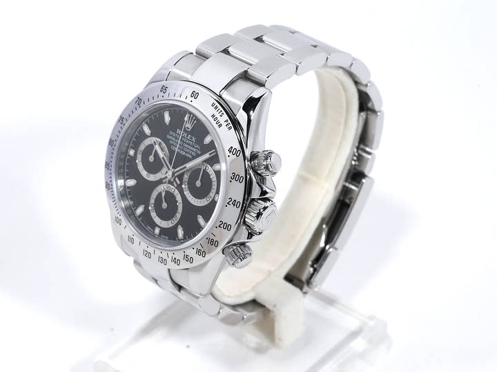 ロレックス デイトナ Ref.116520 ステンレススチール ブラック文字盤 中古 wjp2o8wy