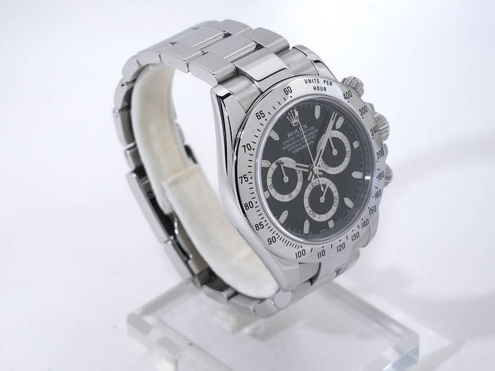 ロレックス デイトナ Ref.116520 ステンレススチール ブラック文字盤 中古 wjp2o8wy