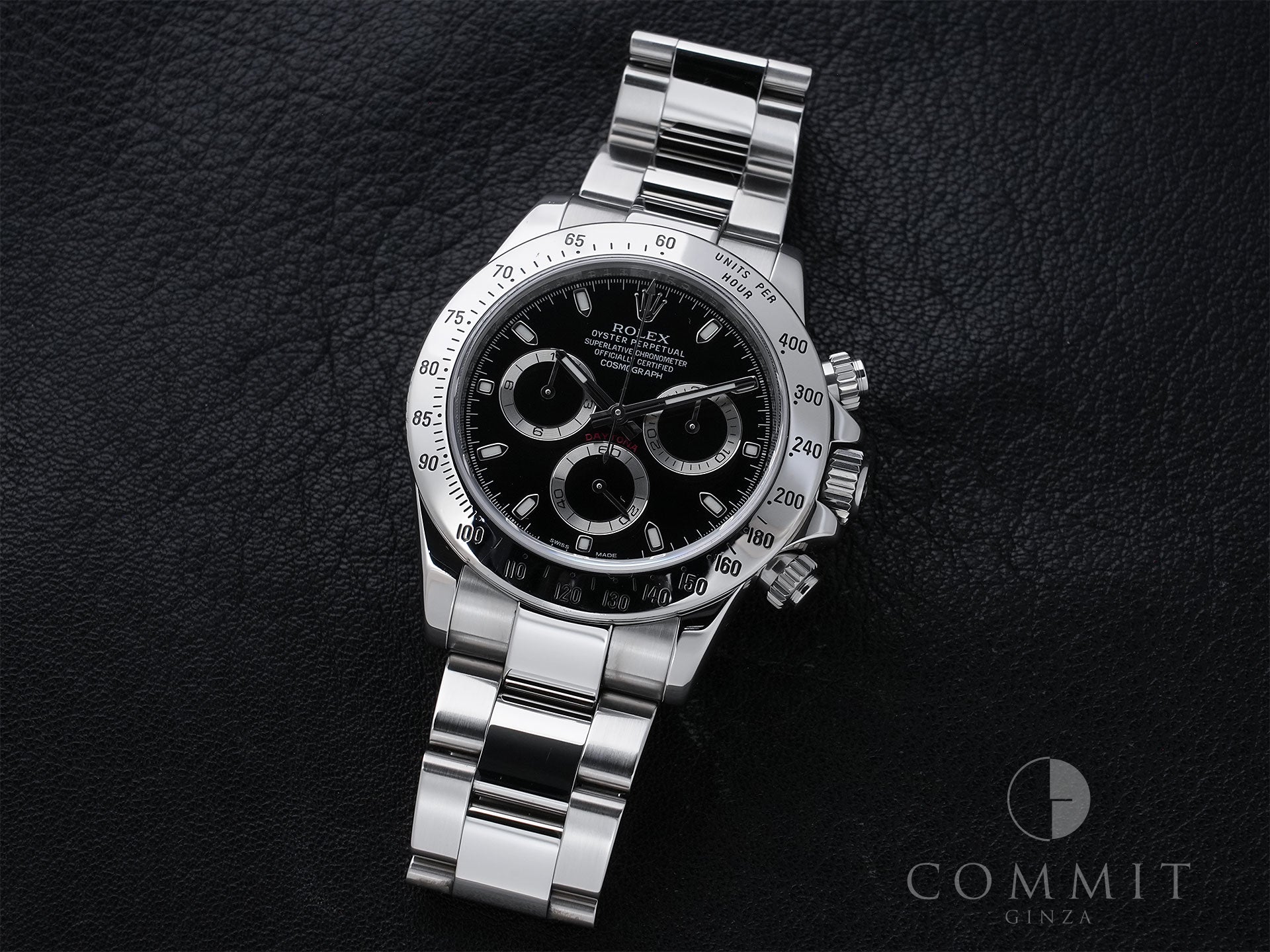 ロレックス デイトナ Ref.116520 ステンレススチール ブラック文字盤 中古 wjp2o8wy