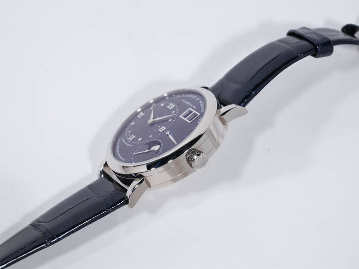 A.ランゲ＆ゾーネ リトル ランゲ1 ムーンフェイズ Ref.182.086 ホワイトゴールド ブルー文字盤 中古 bh9mf4bc