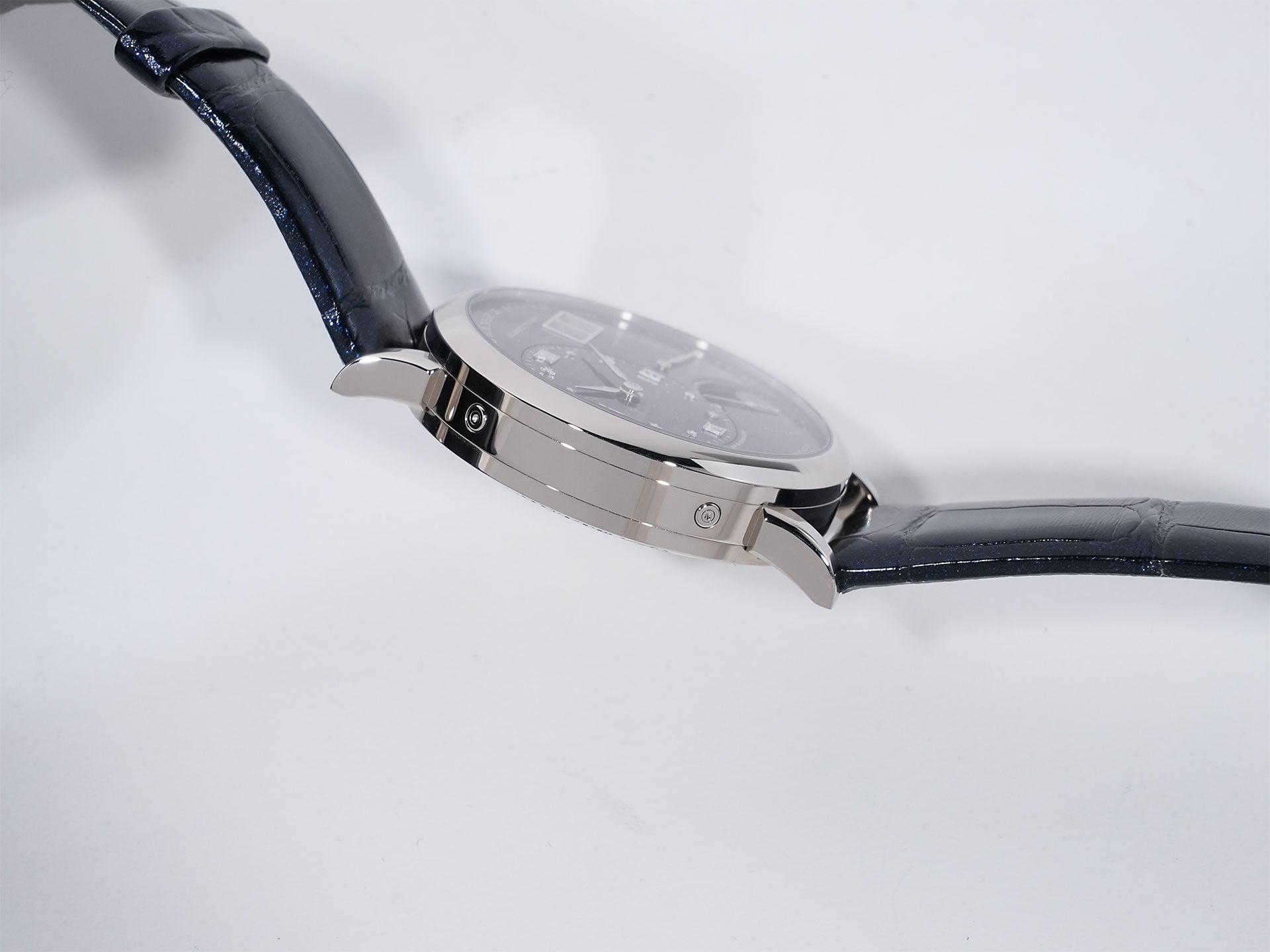 A.ランゲ＆ゾーネ リトル ランゲ1 ムーンフェイズ Ref.182.086 ホワイトゴールド ブルー文字盤 中古 bh9mf4bc