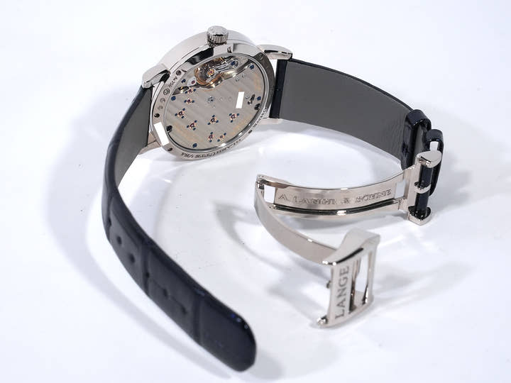 A.ランゲ＆ゾーネ リトル ランゲ1 ムーンフェイズ Ref.182.086 ホワイトゴールド ブルー文字盤 中古 bh9mf4bc