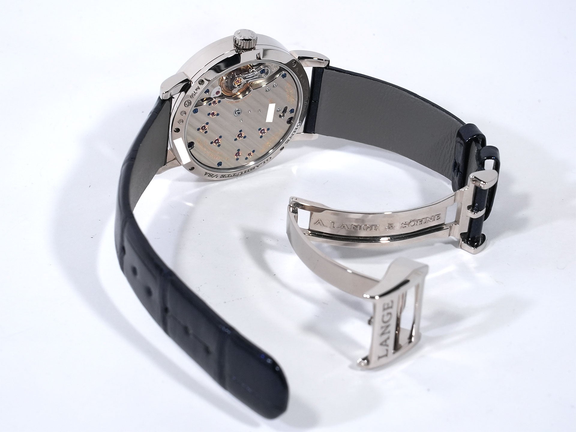 A.ランゲ＆ゾーネ リトル ランゲ1 ムーンフェイズ Ref.182.086 ホワイトゴールド ブルー文字盤 中古 bh9mf4bc