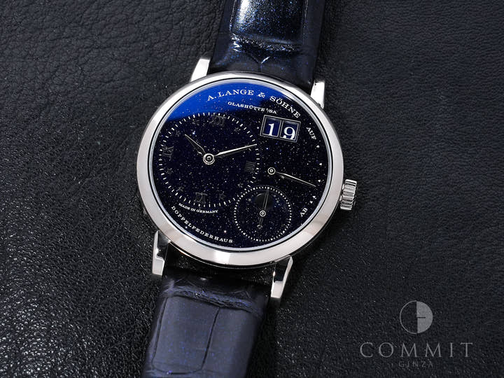 A.ランゲ＆ゾーネ リトル ランゲ1 ムーンフェイズ Ref.182.086 ホワイトゴールド ブルー文字盤 中古 bh9mf4bc