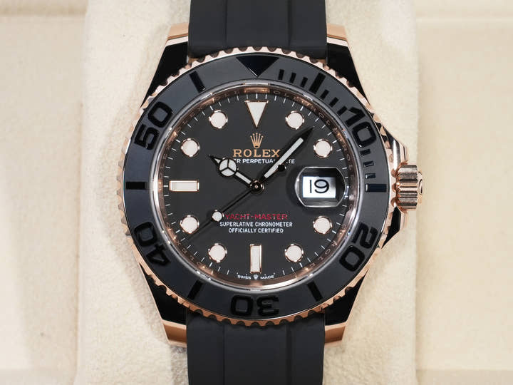 ロレックス ヨットマスター40 Ref.126655 エバーローズゴールド ブラック文字盤 中古 k7yuettd