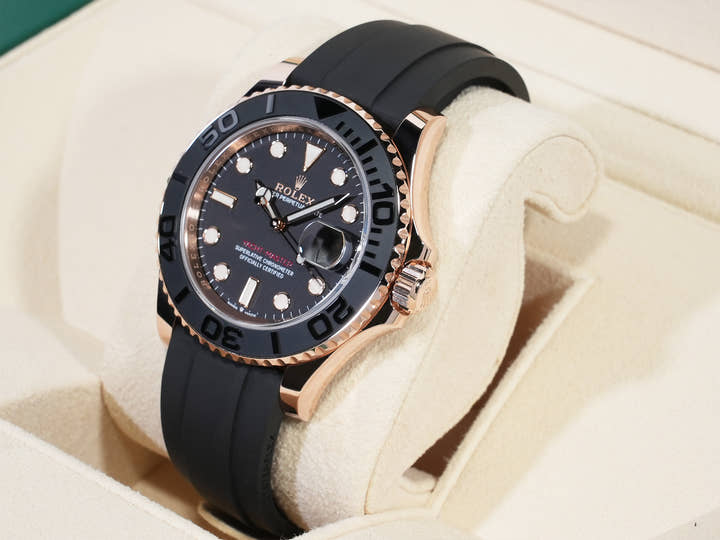 ロレックス ヨットマスター40 Ref.126655 エバーローズゴールド ブラック文字盤 中古 k7yuettd