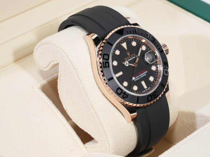 ロレックス ヨットマスター40 Ref.126655 エバーローズゴールド ブラック文字盤 中古 k7yuettd