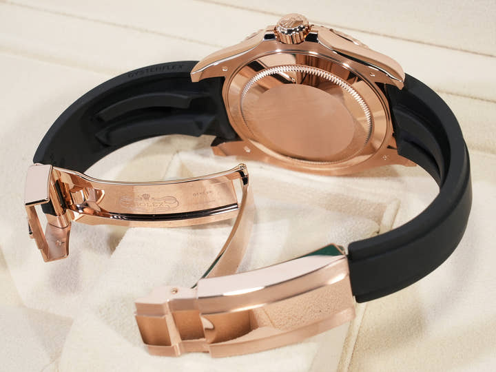 ロレックス ヨットマスター40 Ref.126655 エバーローズゴールド ブラック文字盤 中古 k7yuettd