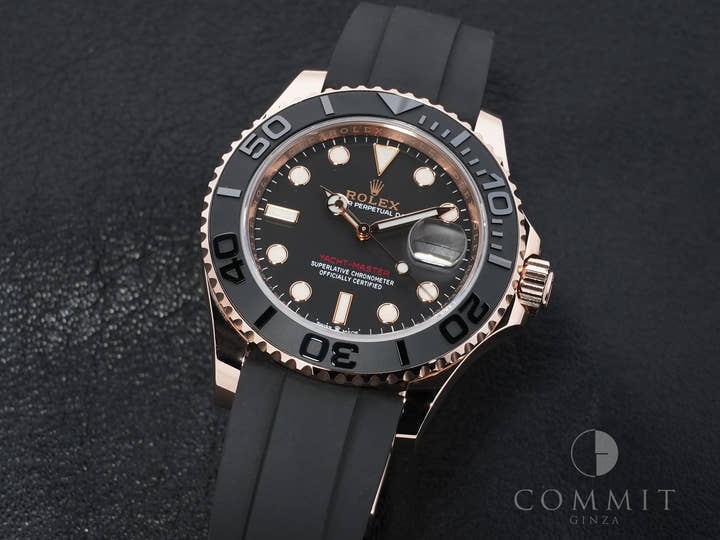 ロレックス ヨットマスター40 Ref.126655 エバーローズゴールド ブラック文字盤 中古 k7yuettd