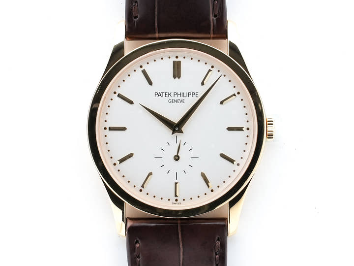 パテックフィリップ カラトラバ Ref.5196J-001 イエローゴールド シルバー文字盤 中古 unvovk5v