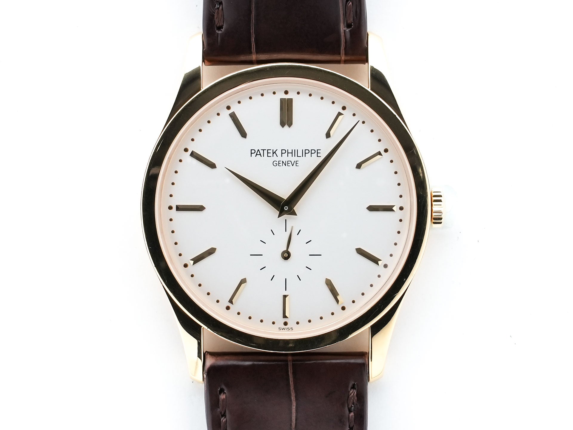 パテックフィリップ カラトラバ Ref.5196J-001 イエローゴールド シルバー文字盤 中古 unvovk5v