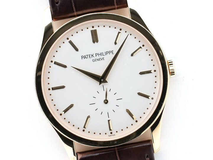 パテックフィリップ カラトラバ Ref.5196J-001 イエローゴールド シルバー文字盤 中古 unvovk5v