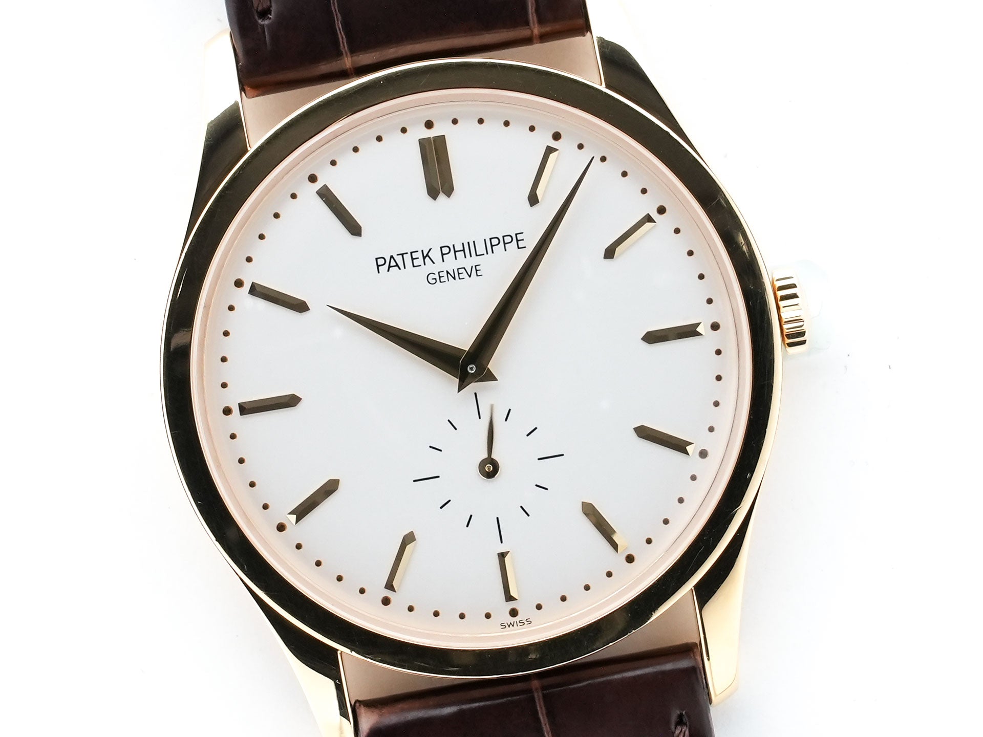 パテックフィリップ カラトラバ Ref.5196J-001 イエローゴールド シルバー文字盤 中古 unvovk5v