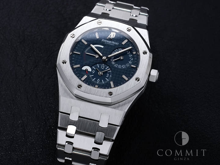 オーデマピゲ ロイヤルオーク デュアルタイム Ref.26120ST.OO.1220ST.02 ステンレススチール ブルー文字盤 中古 z8v8p3er