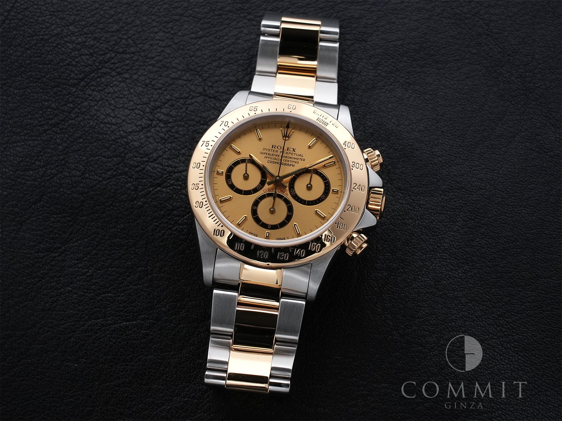 ロレックス デイトナ エルプリメロ Ref.16523 ステンレススチール/イエローゴールド シャンパン文字盤 中古 pbgwmdrq