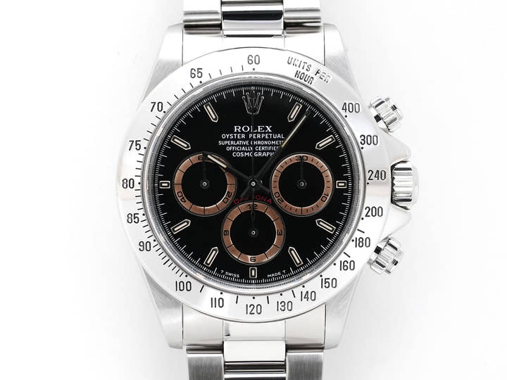 ロレックス デイトナ エルプリメロ Ref.16520 ステンレススチール ブラック文字盤 中古 yyhzj4m4