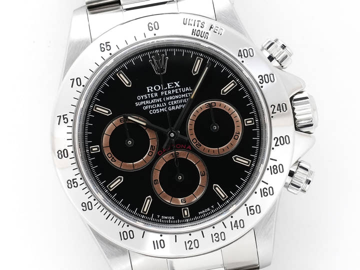 ロレックス デイトナ エルプリメロ Ref.16520 ステンレススチール ブラック文字盤 中古 yyhzj4m4