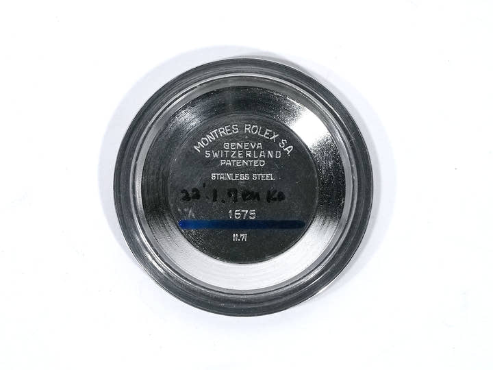 ロレックス GMTマスター Ref.1675 ステンレススチール ブラック文字盤 オイスターブレスレット 中古 7iomiapt