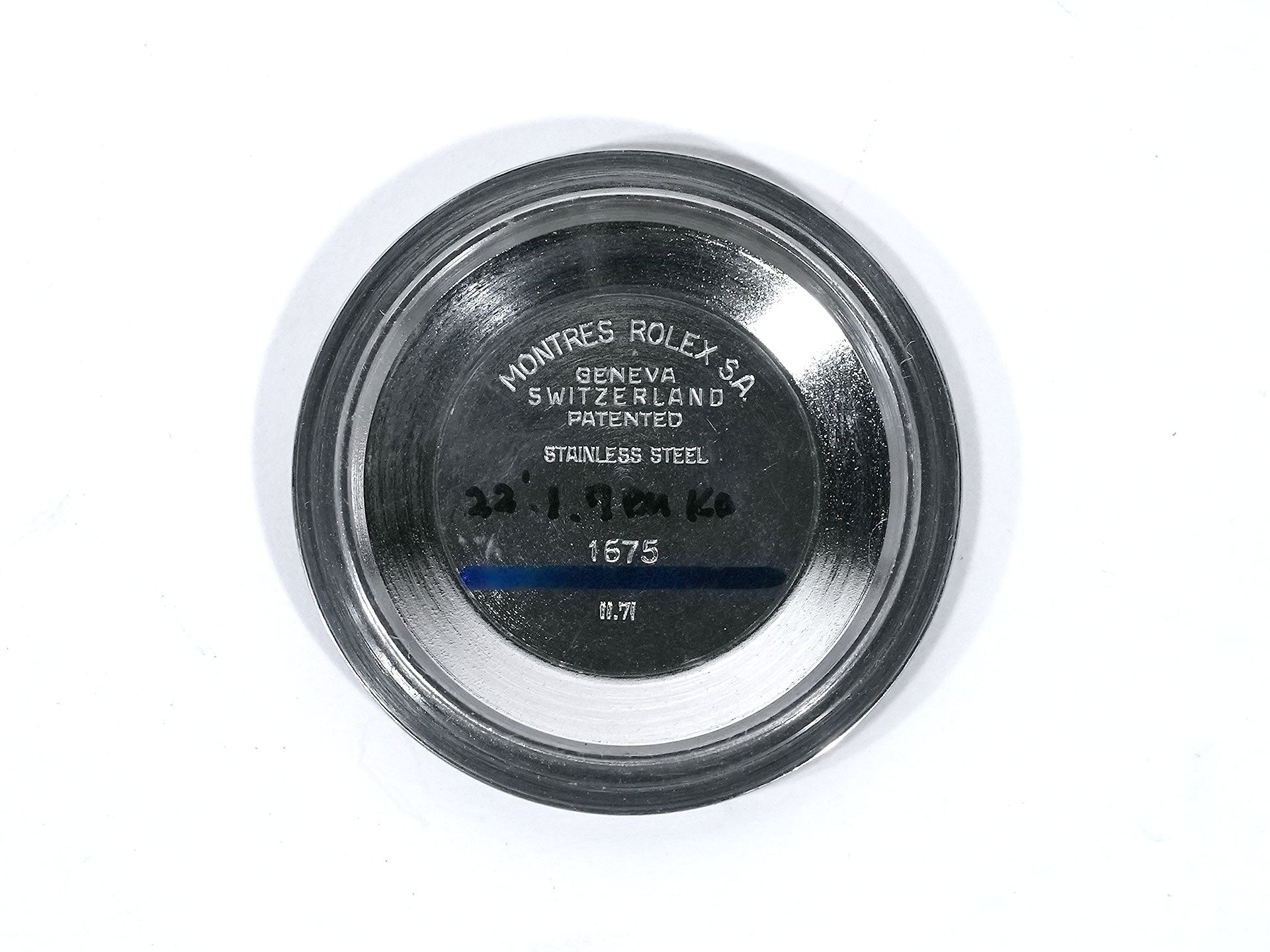 ロレックス GMTマスター Ref.1675 ステンレススチール ブラック文字盤 オイスターブレスレット 中古 7iomiapt