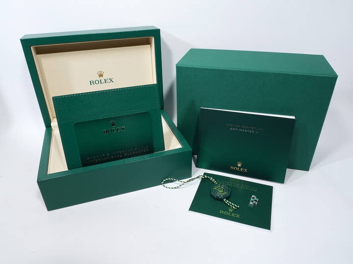 ロレックス GMTマスターII Ref.126710GRNR ステンレススチール ブラック文字盤 ジュビリーブレスレット 未使用 utmj3zvj