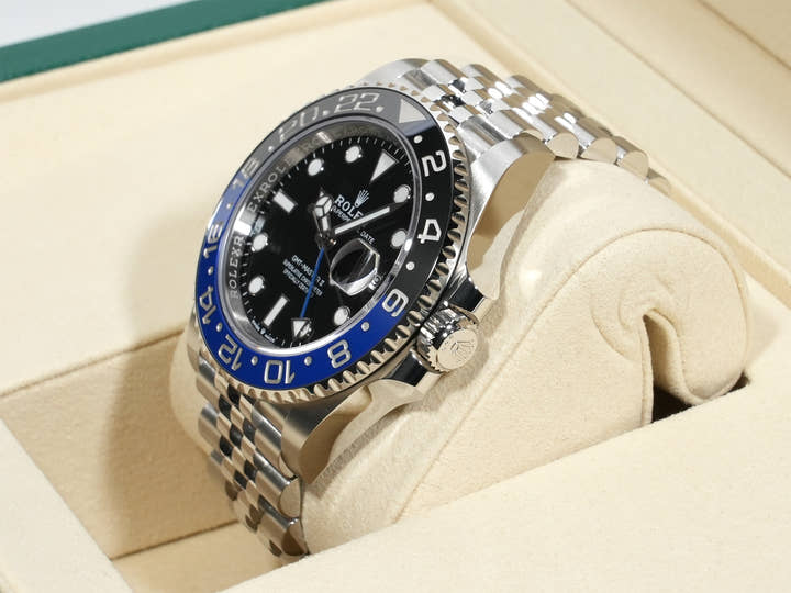 ロレックス GMTマスターII Ref.126710BLNR ステンレススチール ブラック文字盤 ジュビリーブレスレット 未使用 gw6moyuk