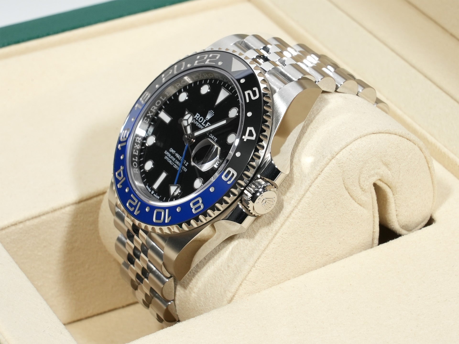 ロレックス GMTマスターII Ref.126710BLNR ステンレススチール ブラック文字盤 ジュビリーブレスレット 未使用 gw6moyuk