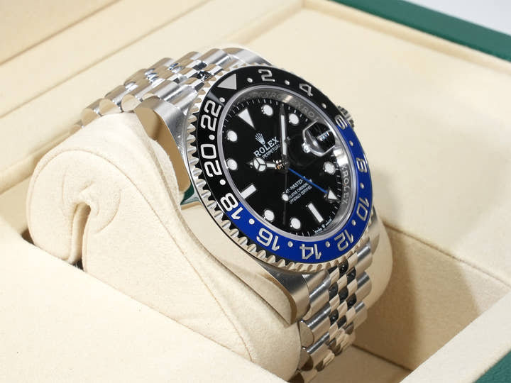 ロレックス GMTマスターII Ref.126710BLNR ステンレススチール ブラック文字盤 ジュビリーブレスレット 未使用 gw6moyuk