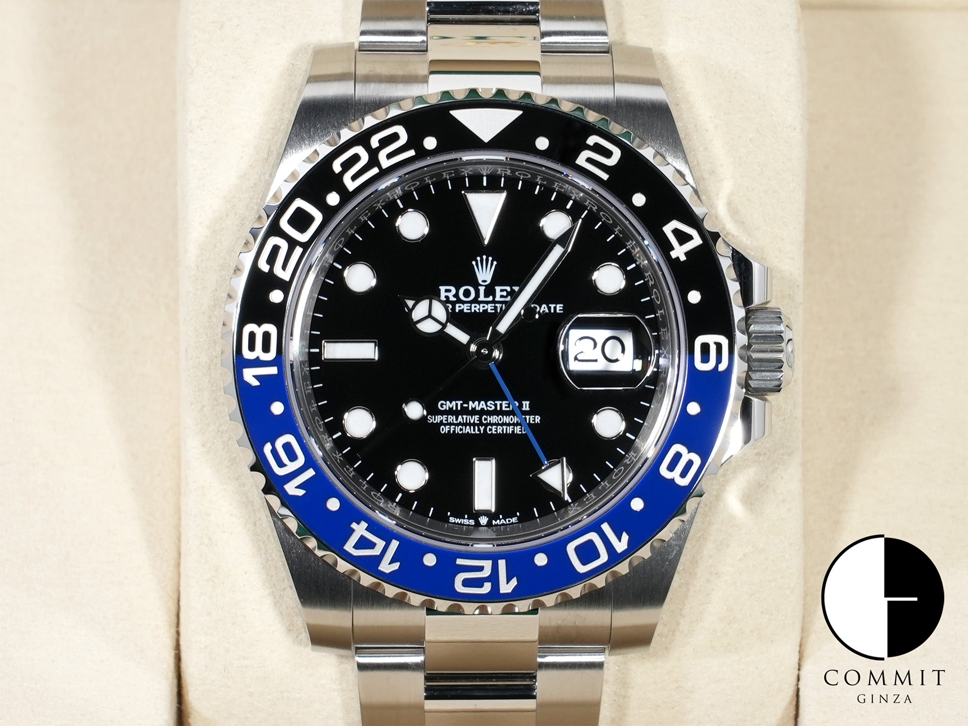 ロレックス GMTマスターII Ref.126710BLNR ステンレススチール ブラック文字盤 オイスターブレスレット 未使用 zmgvpnbw