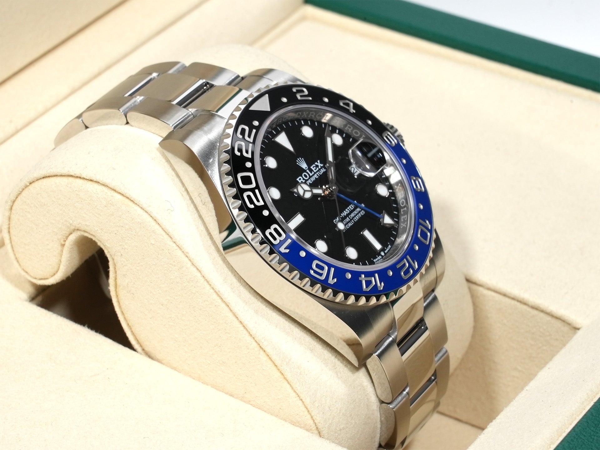 ロレックス GMTマスターII Ref.126710BLNR ステンレススチール ブラック文字盤 オイスターブレスレット 未使用 zmgvpnbw