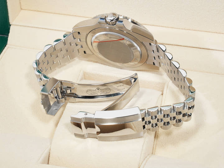 ロレックス GMTマスターII Ref.126710BLRO ステンレススチール ブラック文字盤 ジュビリーブレスレット 極美品 omhkgsgz