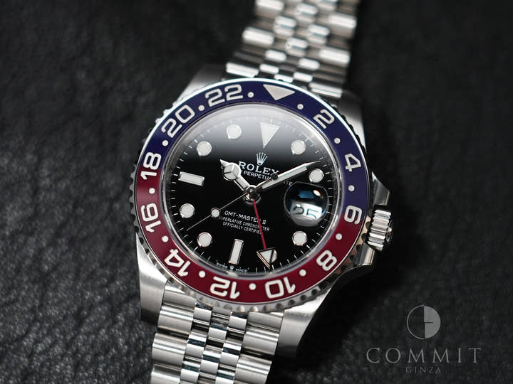 ロレックス GMTマスターII Ref.126710BLRO ステンレススチール ブラック文字盤 ジュビリーブレスレット 極美品 omhkgsgz