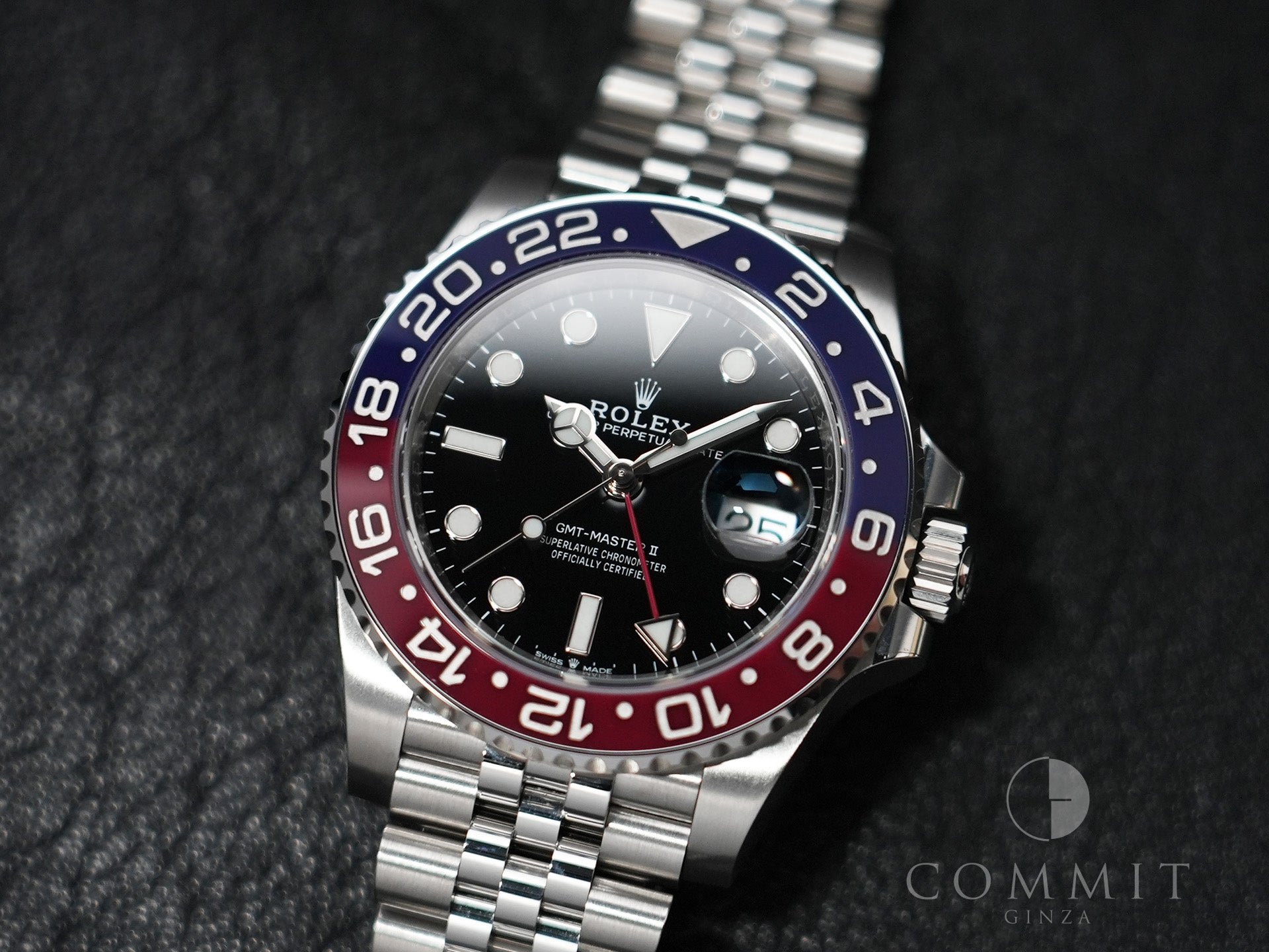 ロレックス GMTマスターII Ref.126710BLRO ステンレススチール ブラック文字盤 ジュビリーブレスレット 極美品 omhkgsgz