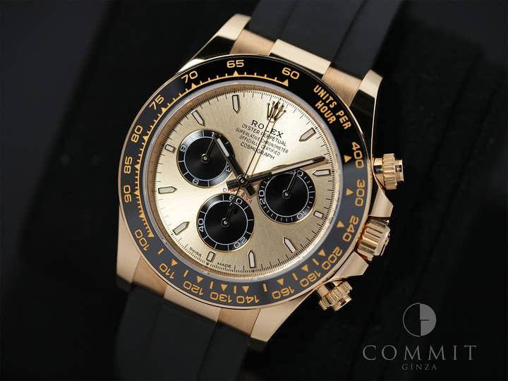 ロレックス デイトナ Ref.126518LN イエローゴールド ゴールデンxブライトブラック文字盤 中古 k32govmx