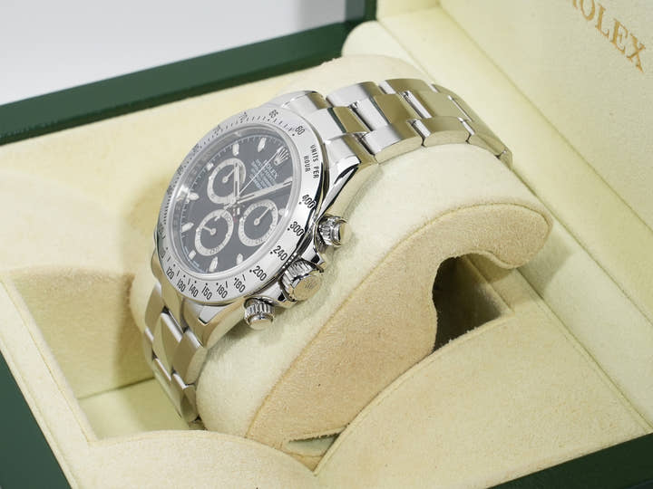 ロレックス デイトナ Ref.116520 ステンレススチール ブラック文字盤 中古 sps65gzh