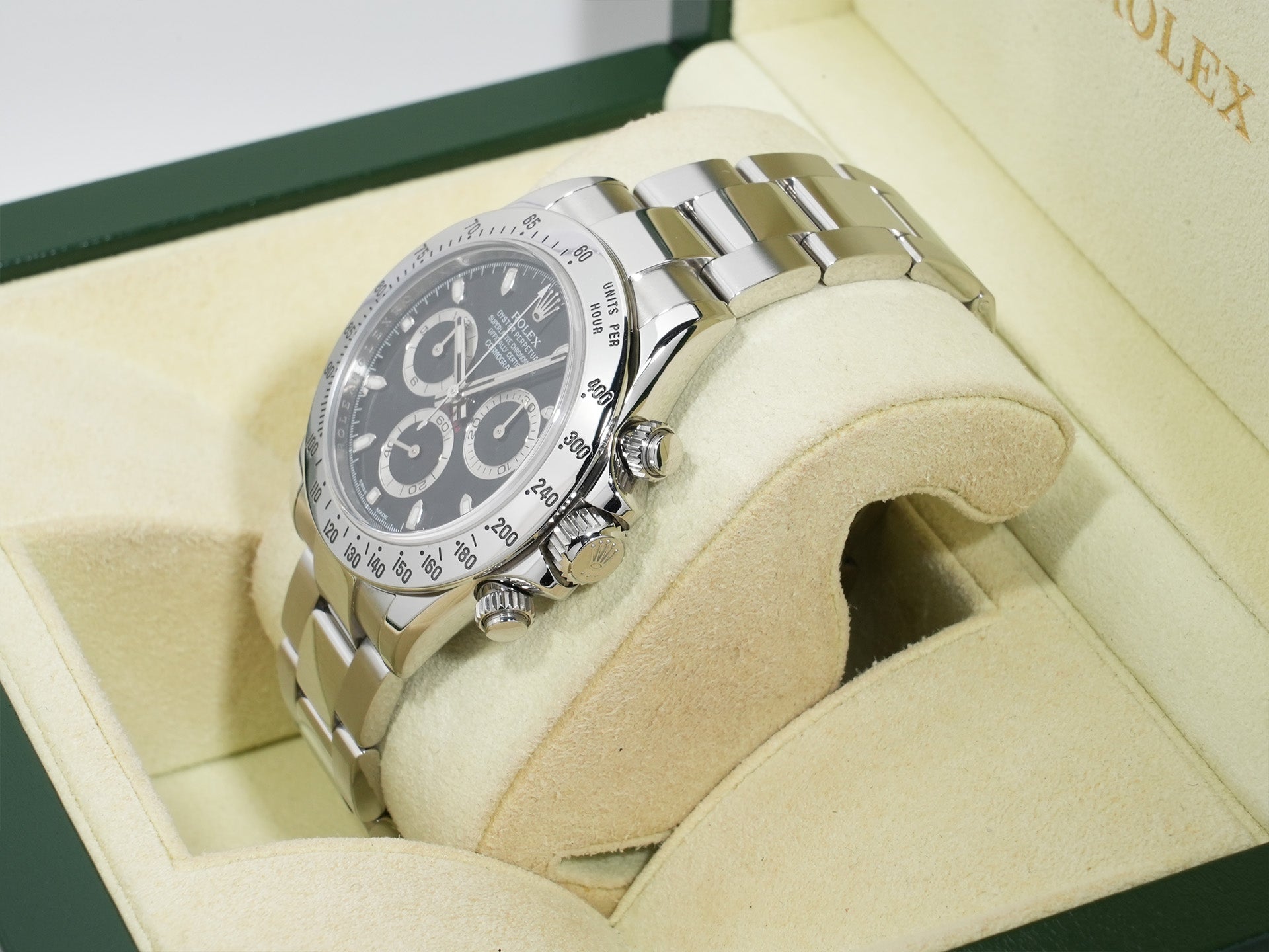 ロレックス デイトナ Ref.116520 ステンレススチール ブラック文字盤 中古 sps65gzh