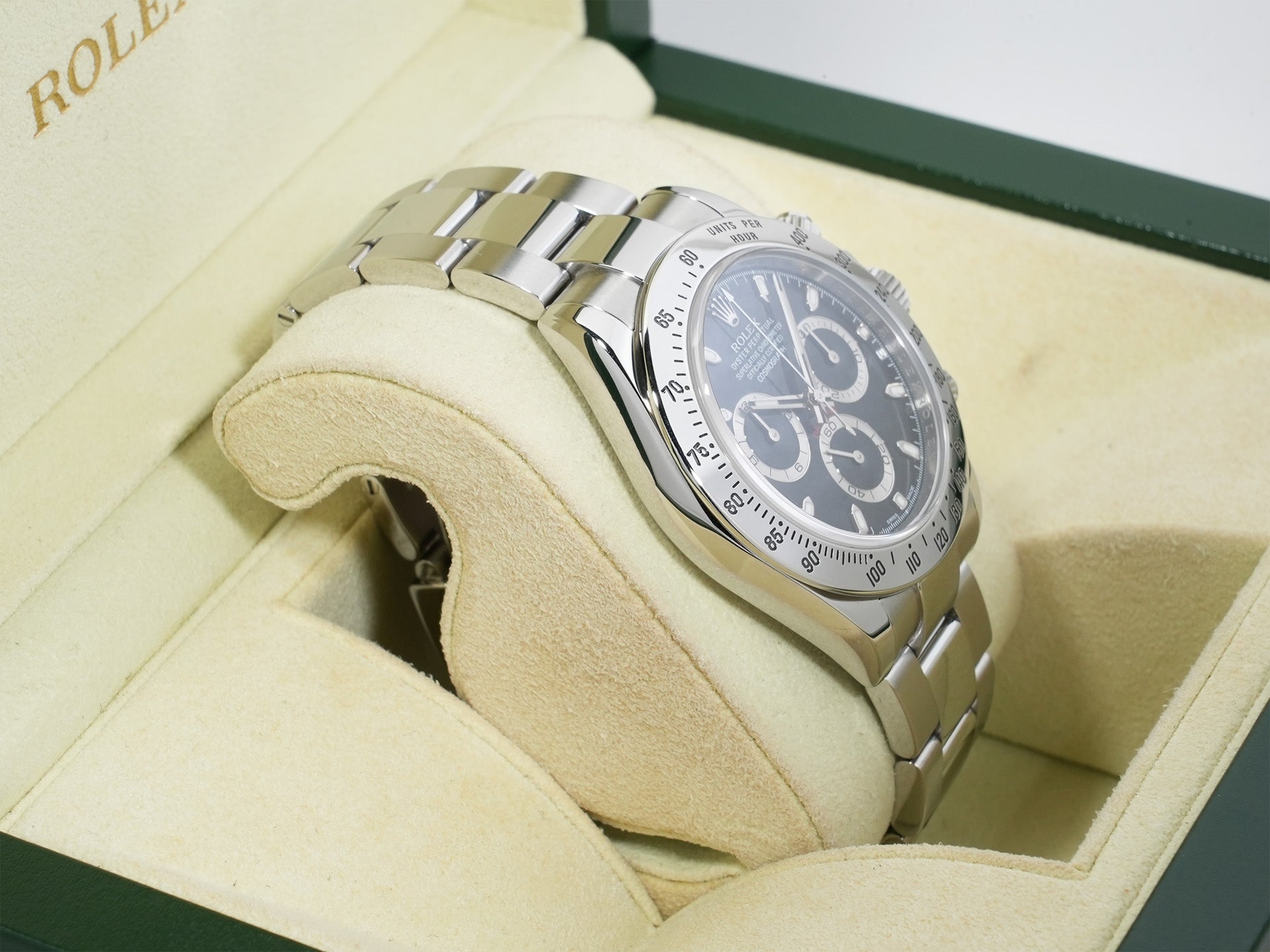 ロレックス デイトナ Ref.116520 ステンレススチール ブラック文字盤 中古 sps65gzh