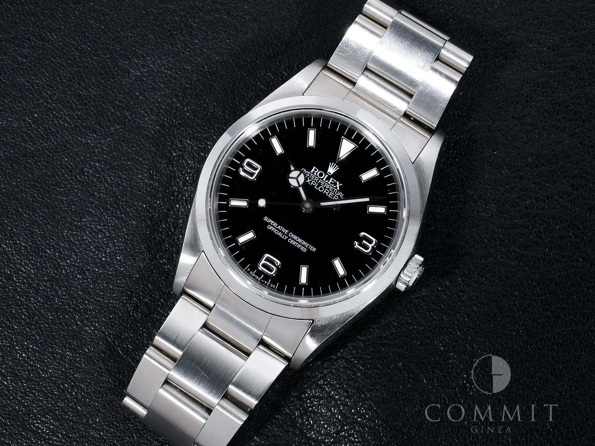 ロレックス エクスプローラーI Ref.14270 ステンレススチール ブラック文字盤 オイスターブレスレット 中古 gkvfxzy7