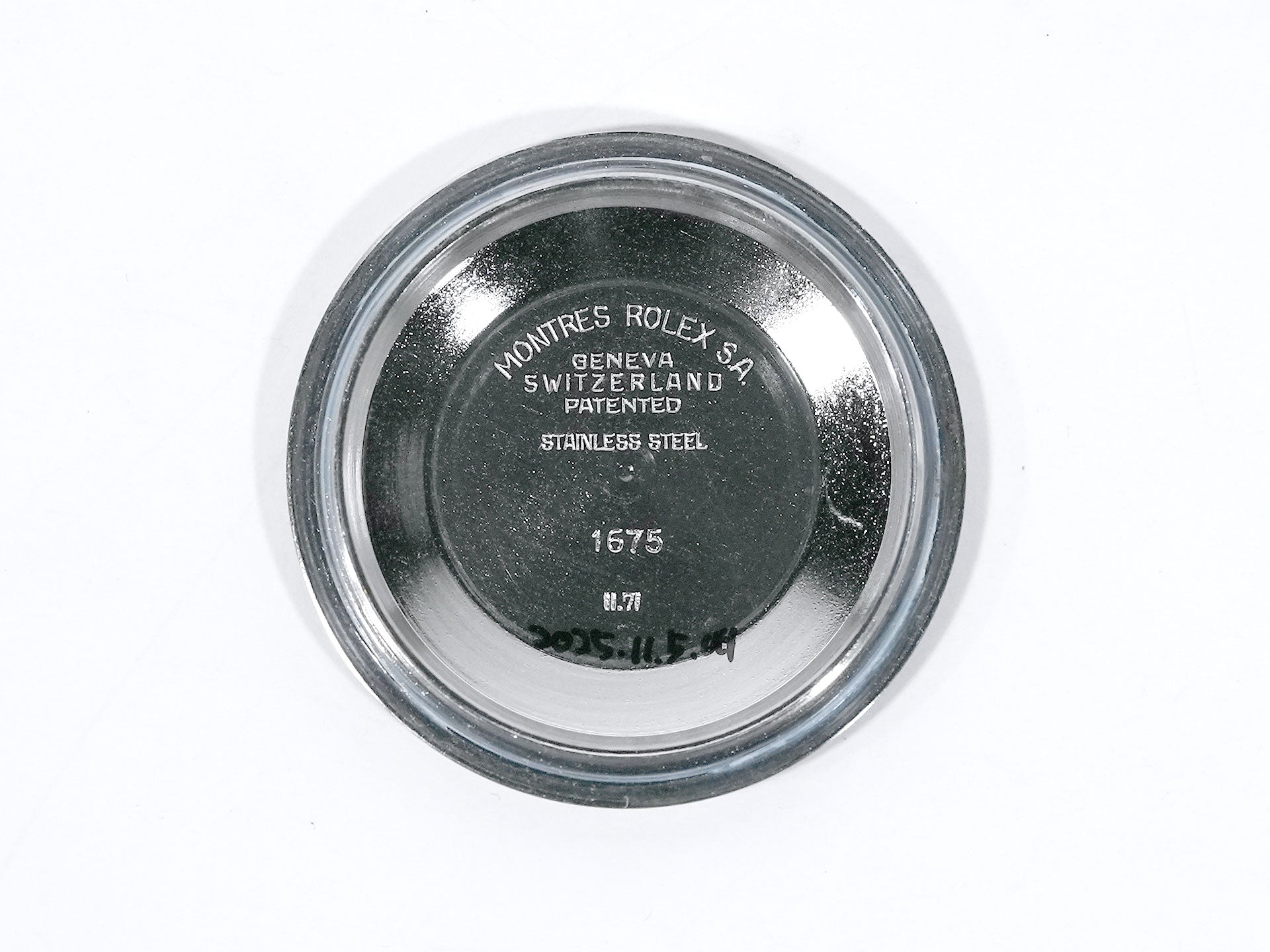 ロレックス GMTマスター Ref.1675 ステンレススチール ブラック文字盤 オイスターブレスレット 中古 9wto6drp