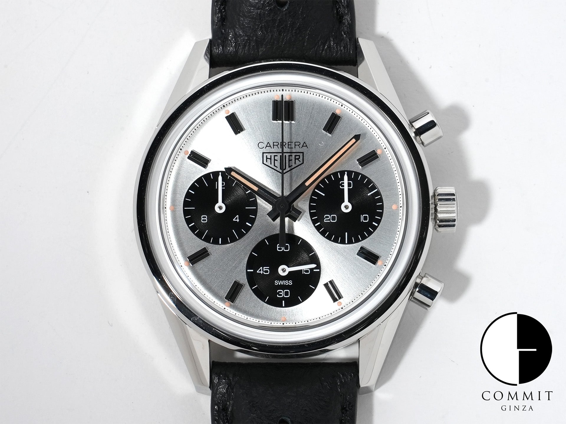 タグホイヤー カレラ クロノグラフ 60周年 アニバーサリーエディション Ref.CBK221H.FC8317 ステンレススチール シルバー文字盤 美中古 xbpi66eo