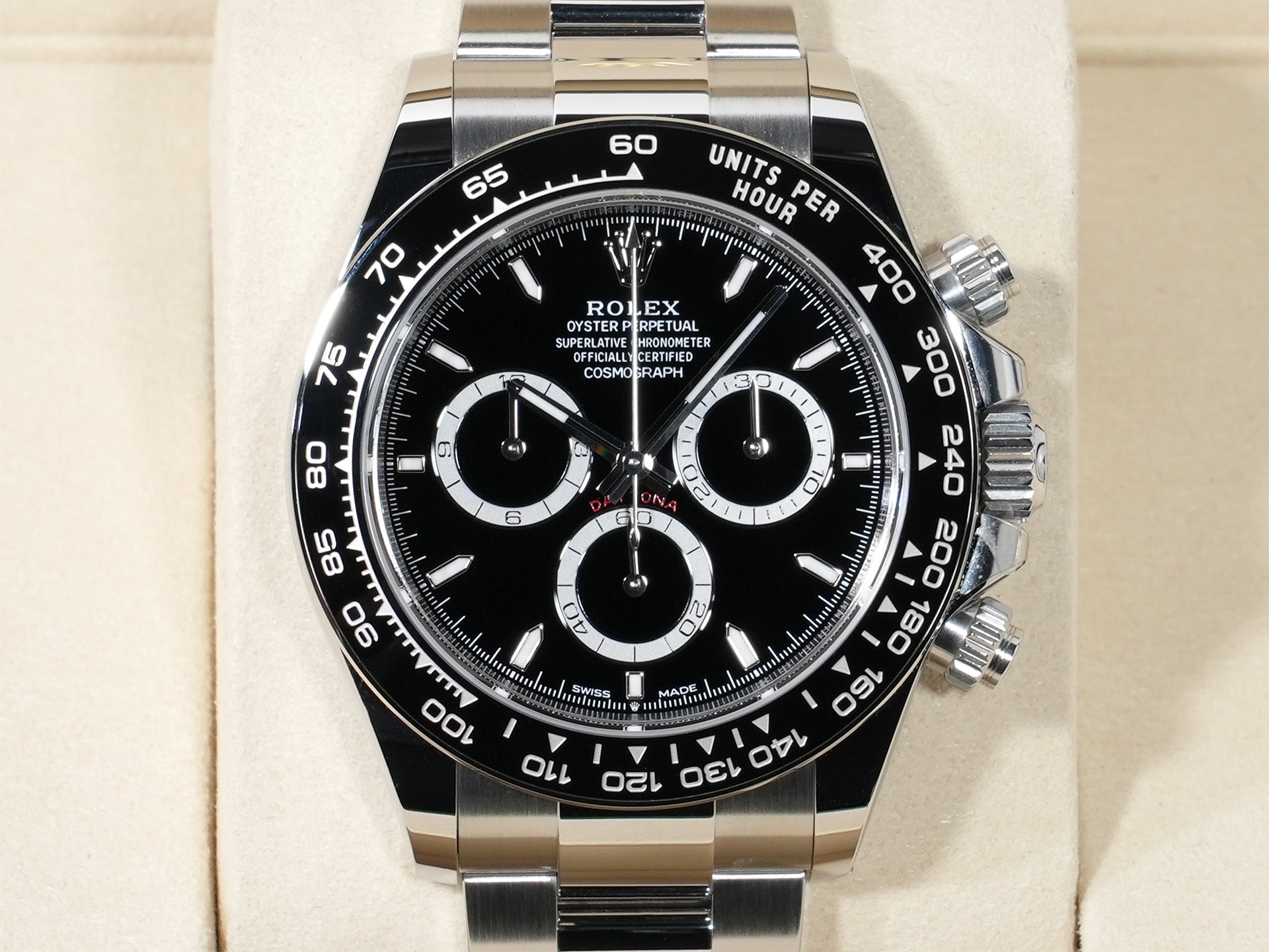 ロレックス デイトナ Ref.126500LN ステンレススチール ブラック文字盤 未使用 n8o52ziw