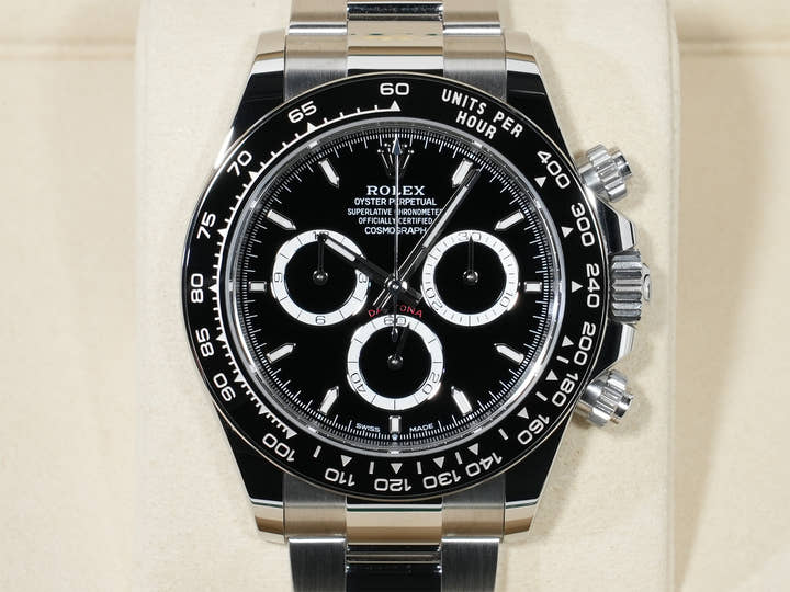 ROLEX Daytona Ref. 126500LN Stainless Steel Black Dial Unused 5x4qgfwr