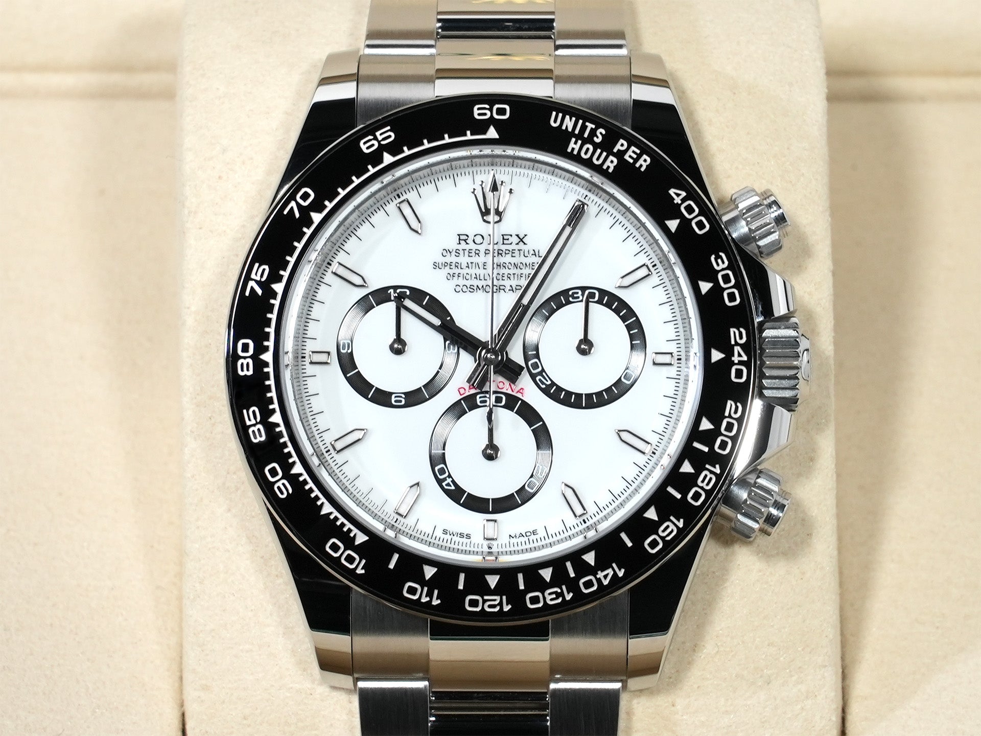 ロレックス デイトナ Ref.126500LN ステンレススチール ホワイト文字盤 未使用 dx8263k4